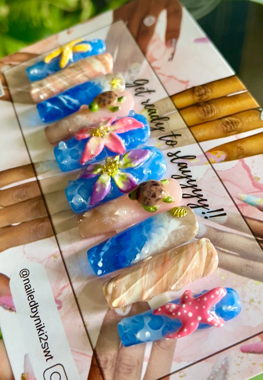 Blue Hawaii by NailedByNiki2swt