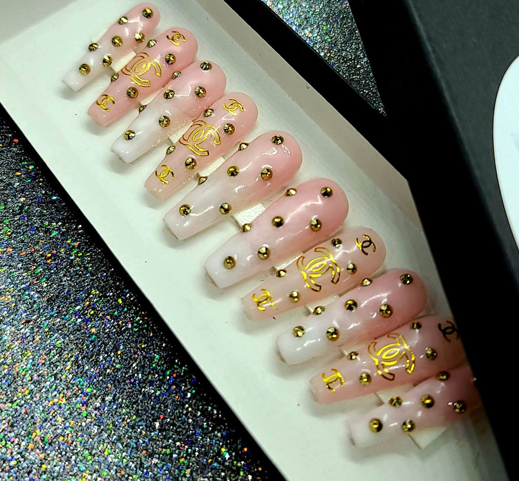 Classy Bling Gold by NailedByNiki2swt