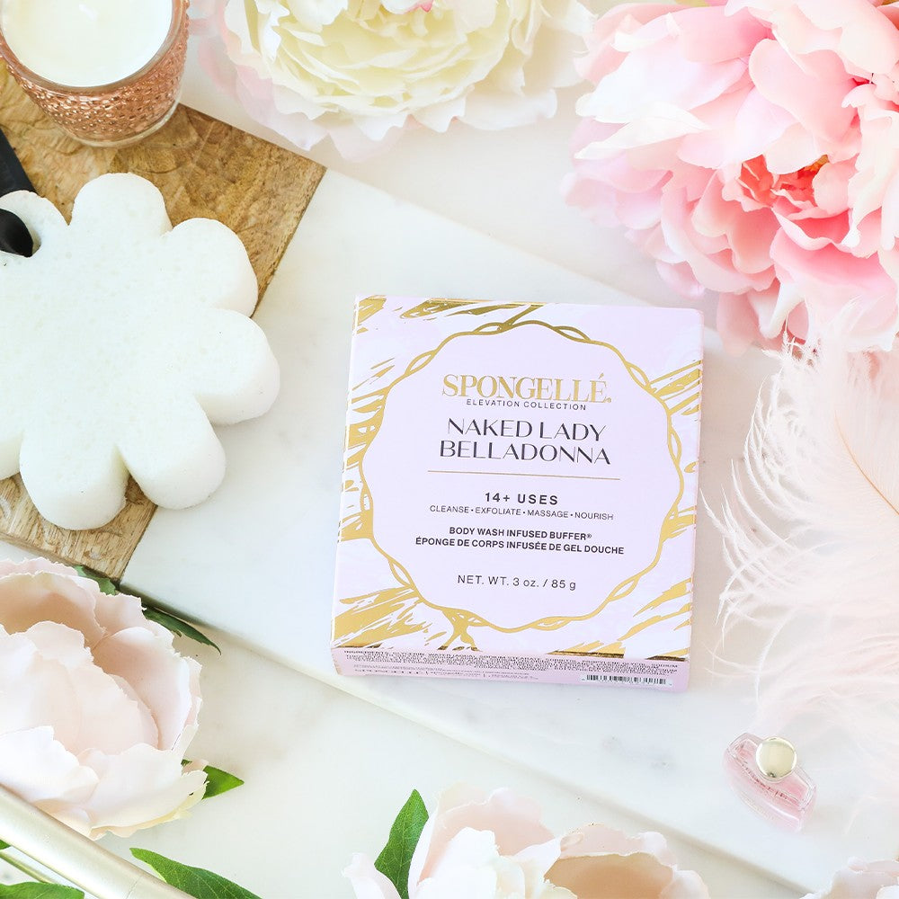 Naked Lady Belladonna | Elevation Boxed Flower by Spongellé