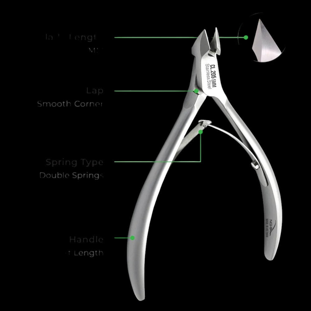 Nghia - CL-205 Cuticle Nipper, 6mm by kvadrat store