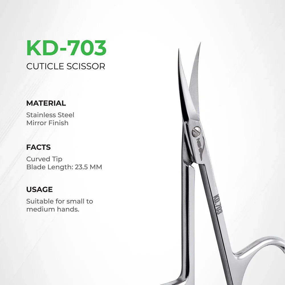 Nghia - KD-703 Cuticle Scissors by kvadrat store