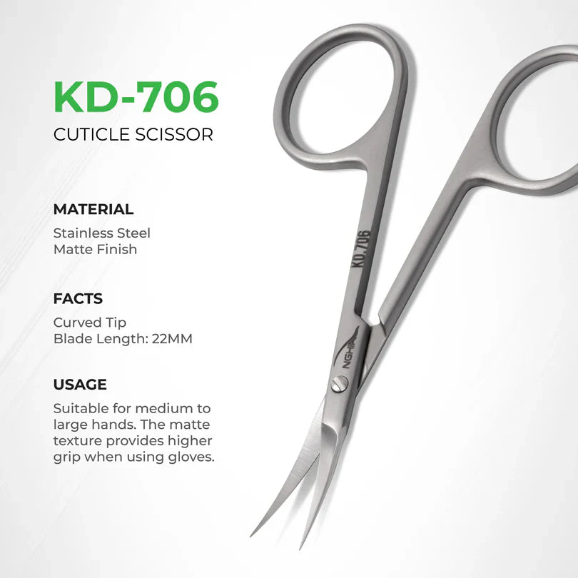 Nghia - KD-706 Cuticle Scissors by kvadrat store