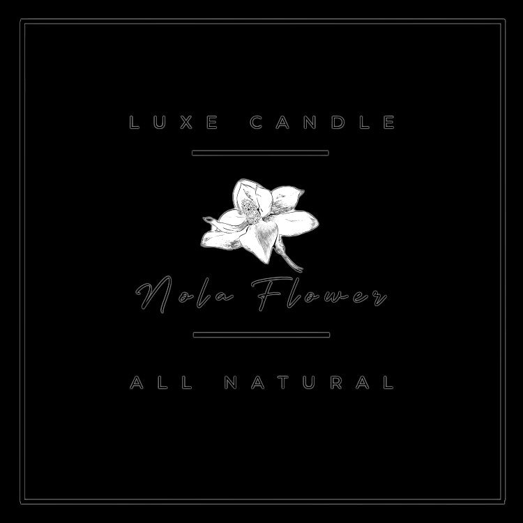 Nola Flower - Luxe Hand-Poured Natural Coconut Wax Candle by The Good Shaman