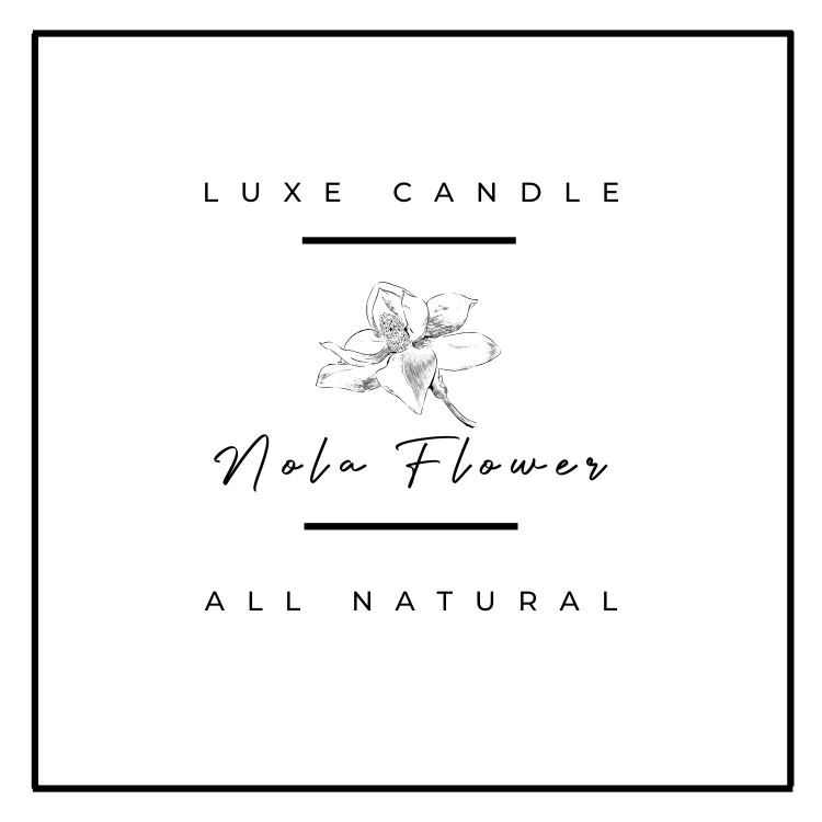 Nola Flower - Luxe Hand-Poured Natural Coconut Wax Candle by The Good Shaman