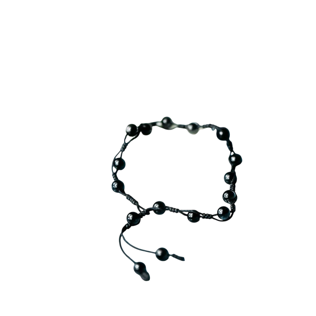 Obsidian Grounding Anklet by Conscious Items
