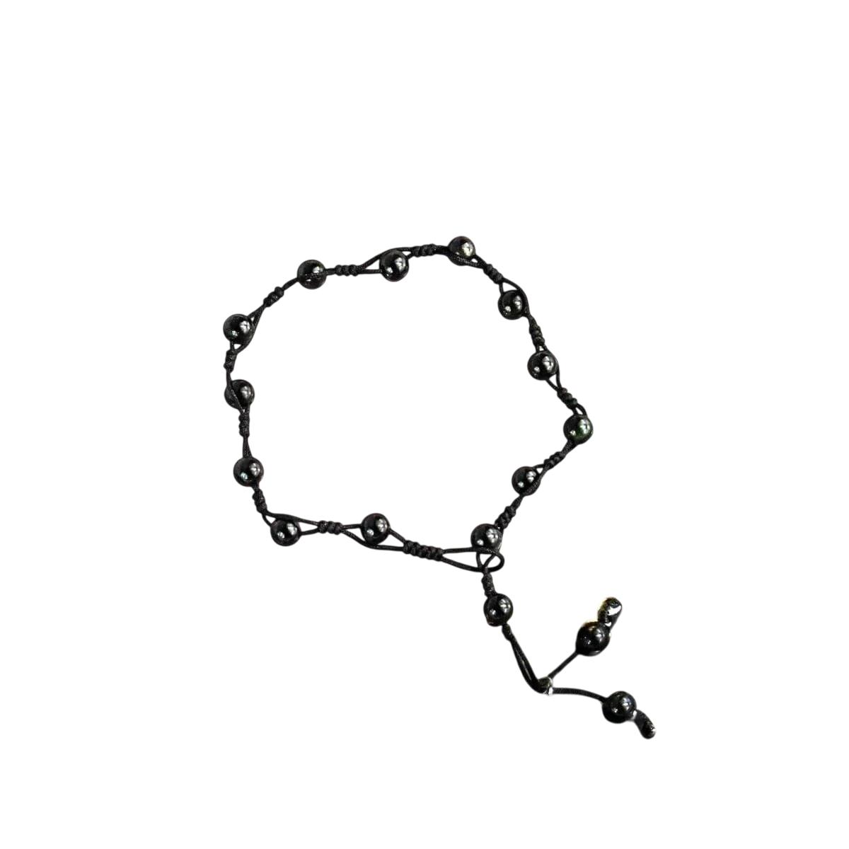 Obsidian Grounding Anklet by Conscious Items