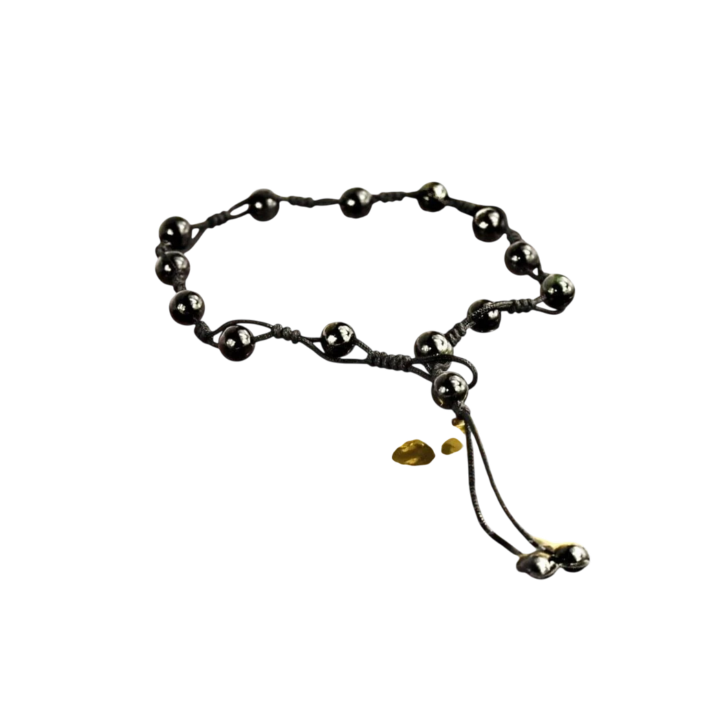 Obsidian Grounding Anklet by Conscious Items