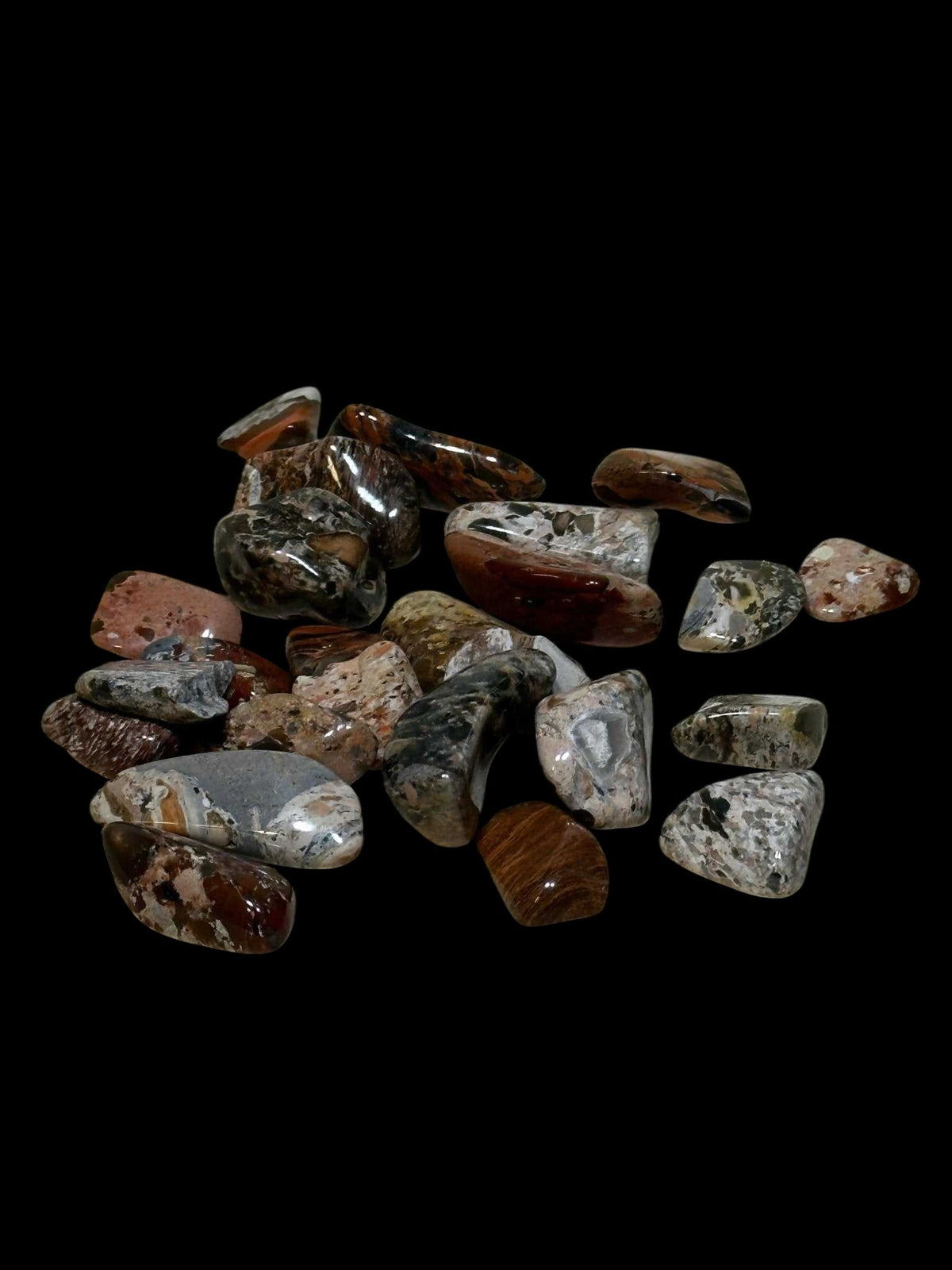 Brecciated Jasper Tumbled Stone