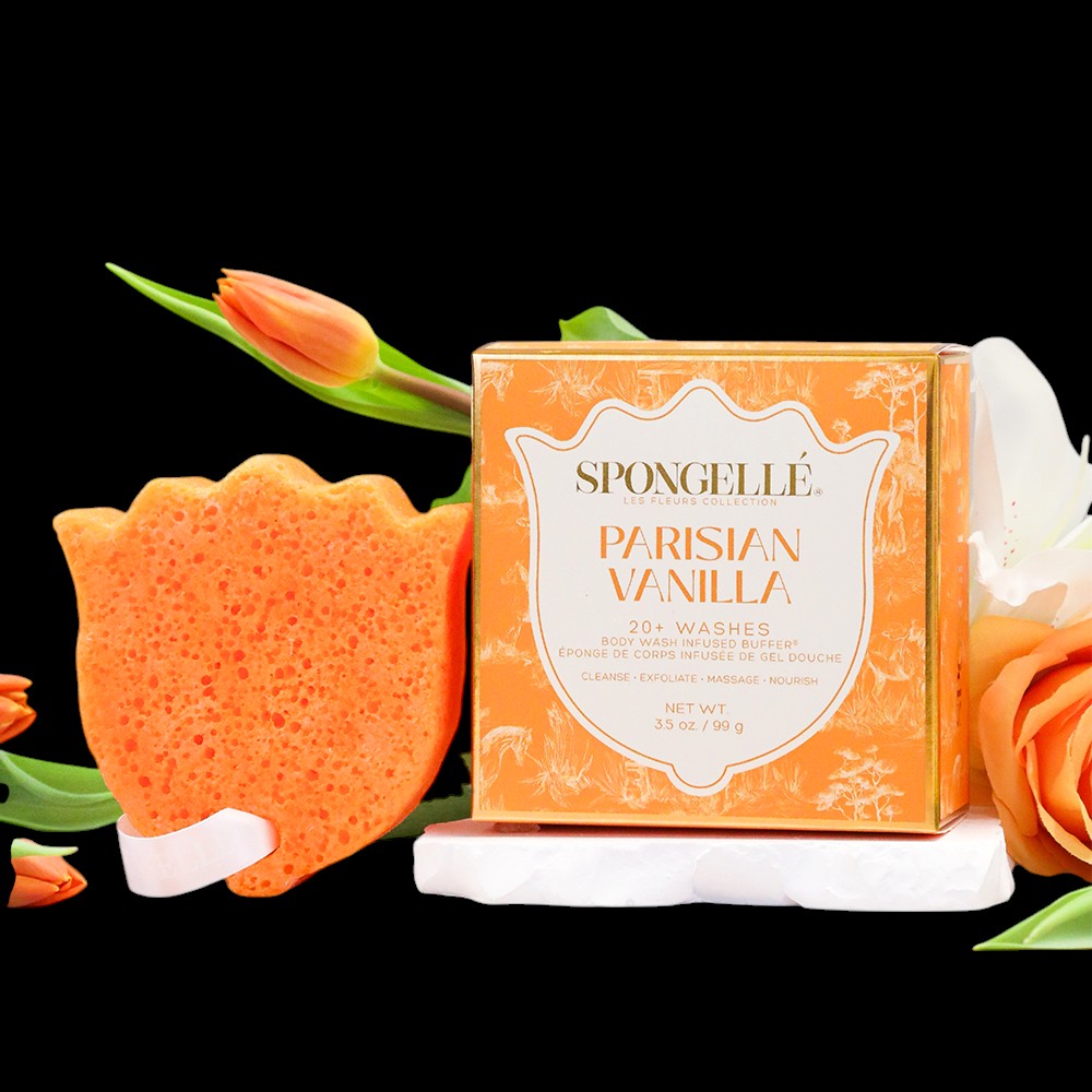 Parisian Vanilla | Les Fleurs Body Buffer by Spongellé