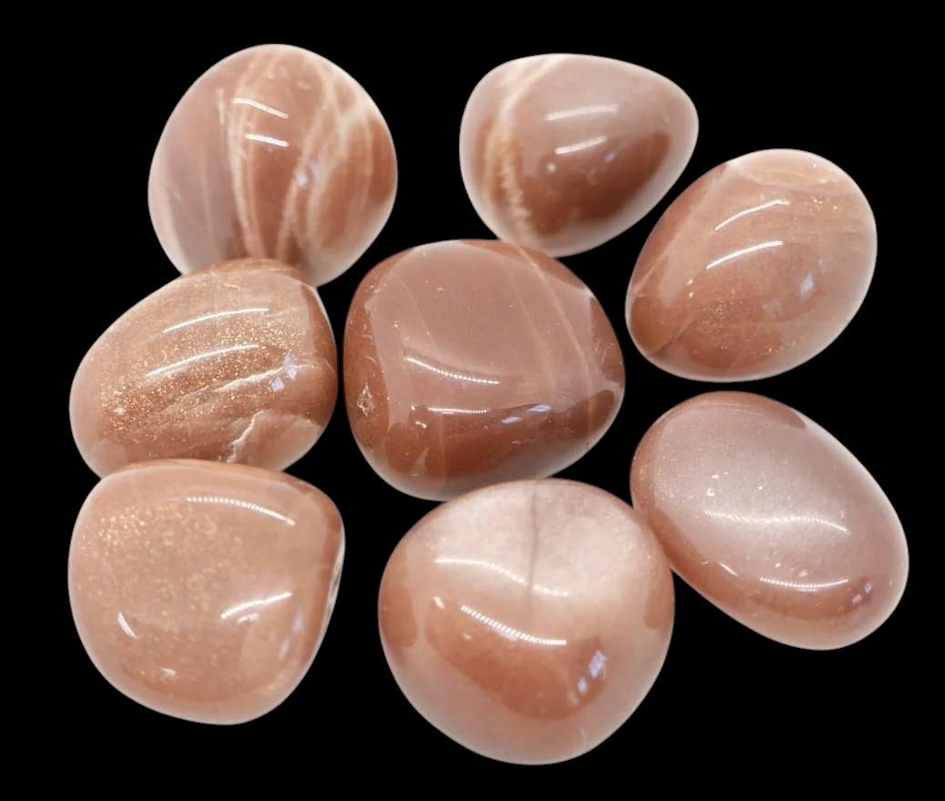 Peach Moonstone Tumbled Stone