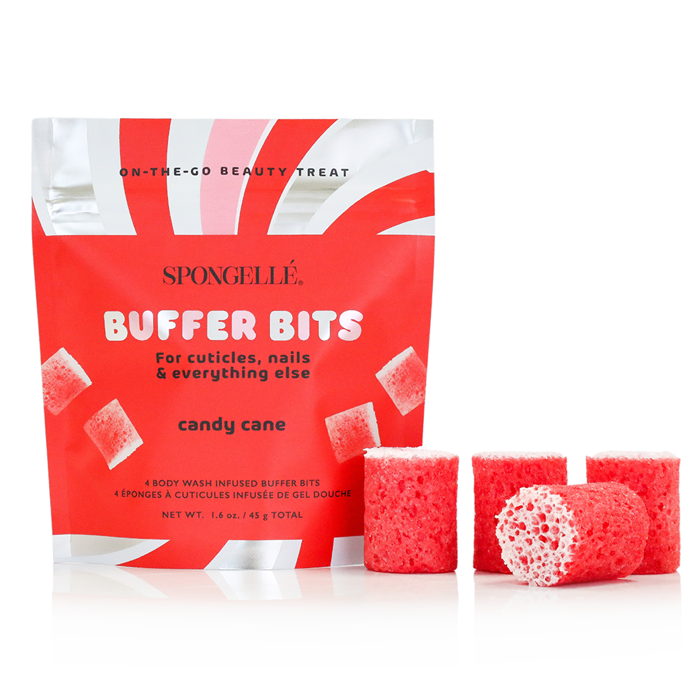 Candy Cane | Holiday PediPOP! Buffer Bits by Spongellé