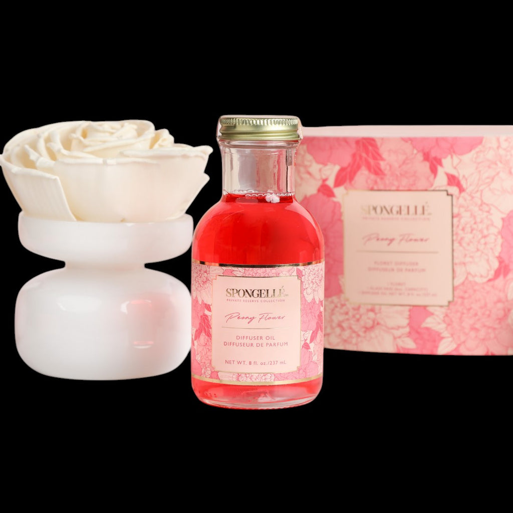 Peony Flower | Private Reserve Diffuser by Spongellé