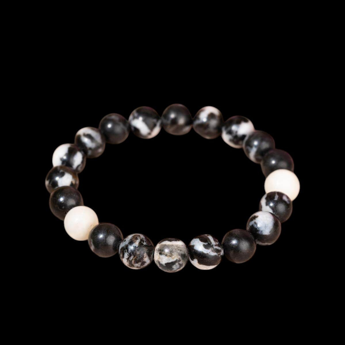 Permission to Pause - The Zebra Jasper Bracelet by Conscious Items