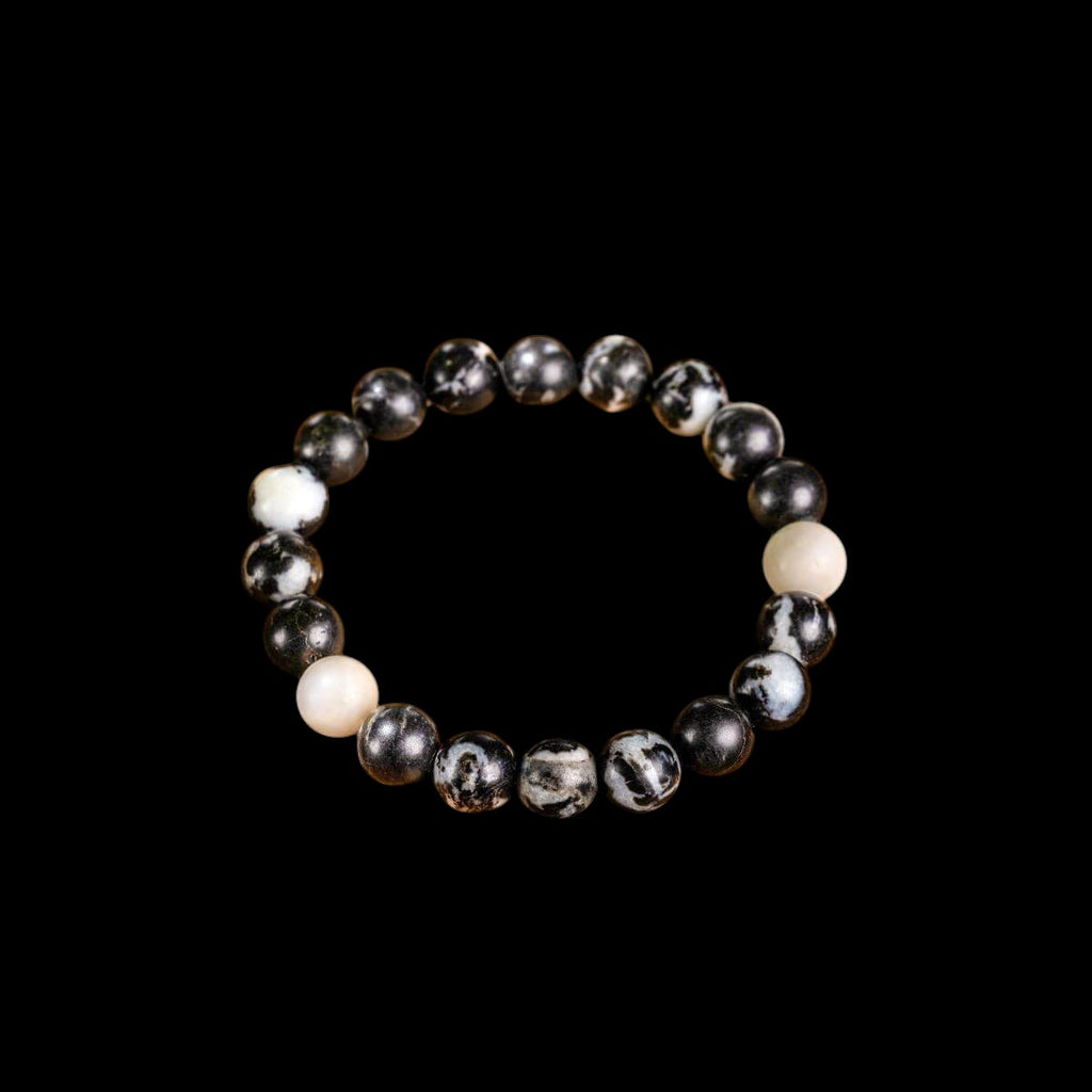 Permission to Pause - The Zebra Jasper Bracelet by Conscious Items