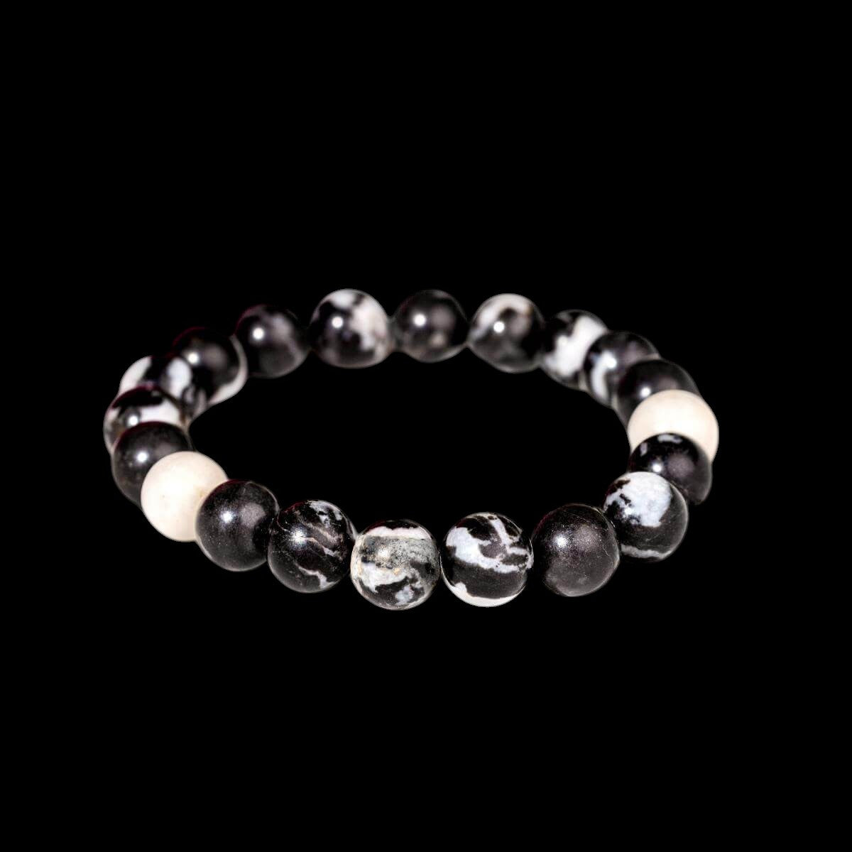 Permission to Pause - The Zebra Jasper Bracelet by Conscious Items