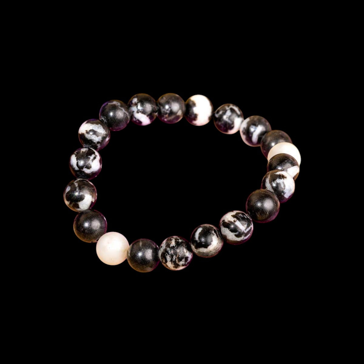 Permission to Pause - The Zebra Jasper Bracelet by Conscious Items