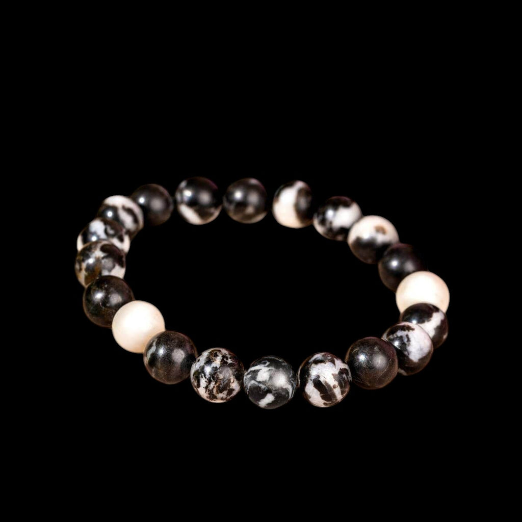 Permission to Pause - The Zebra Jasper Bracelet by Conscious Items