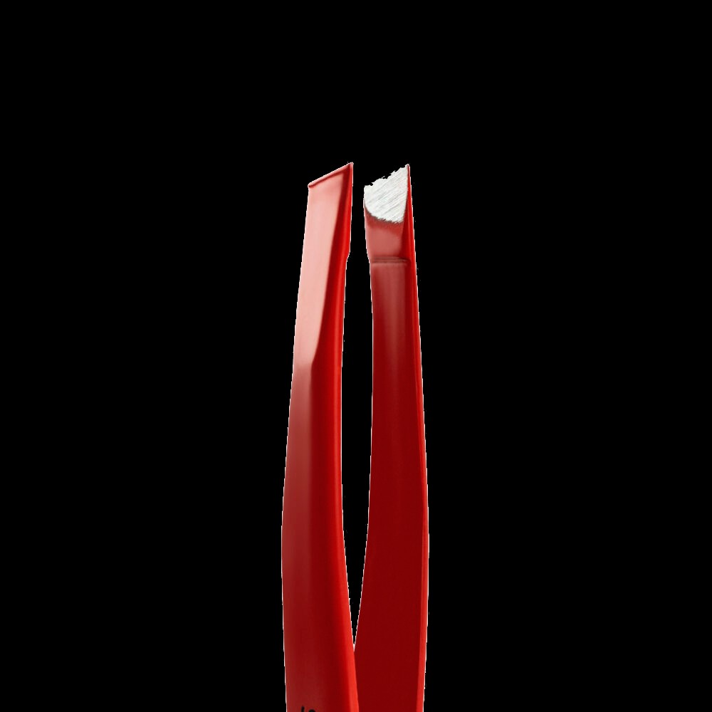 STALEKS PRO EXPERT 11 TYPE 3R EYEBROW TWEEZERS WIDE SLANT RED TE-11/3R - STALEKS™ by kvadrat store