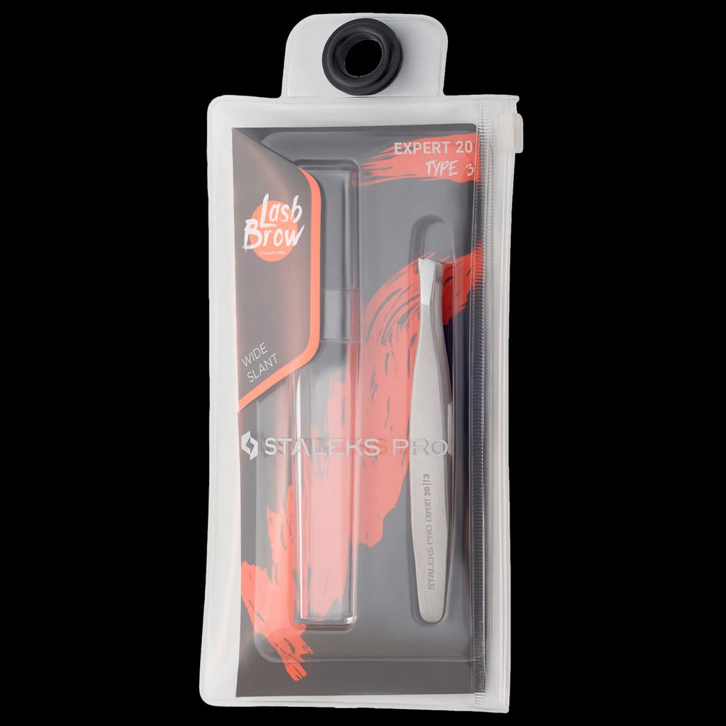 STALEKS PRO EXPERT 20/3 EYEBROW TWEEZERS (WIDE SLANT) TE-20/3 - STALEKS™ by kvadrat store