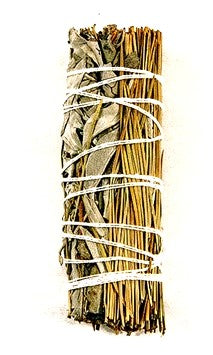 4" Sustainably Harvested - White Sage & Pine by The Good Shaman