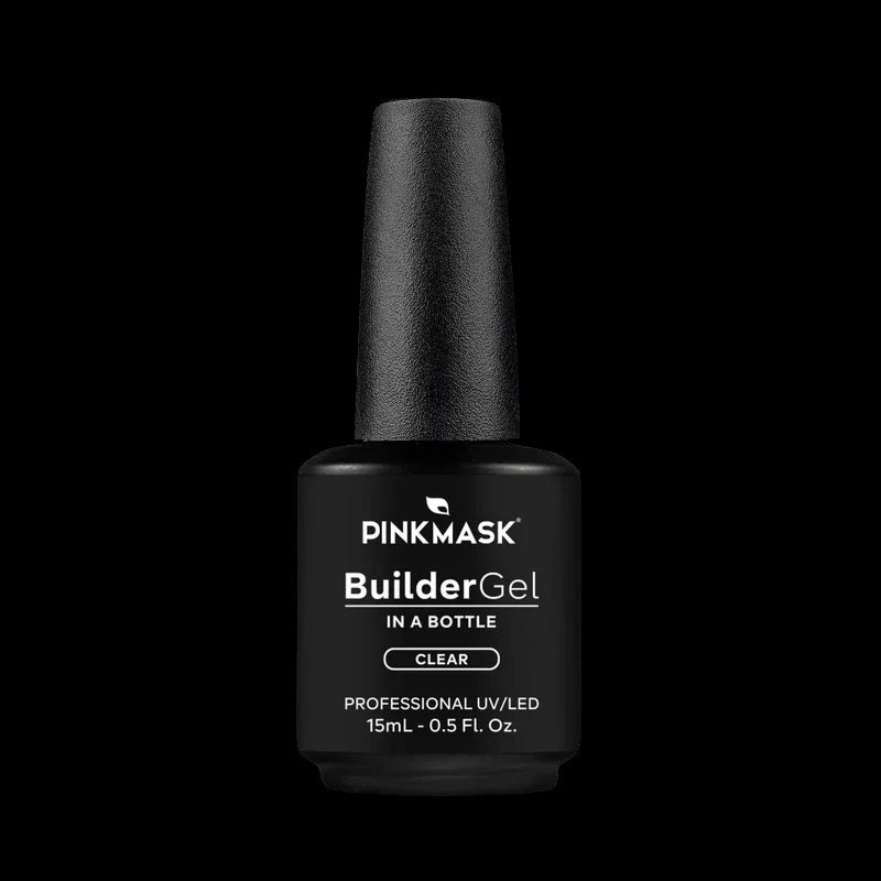 Pink Mask - Builder Gel Clear, 15ml and 30g by kvadrat store