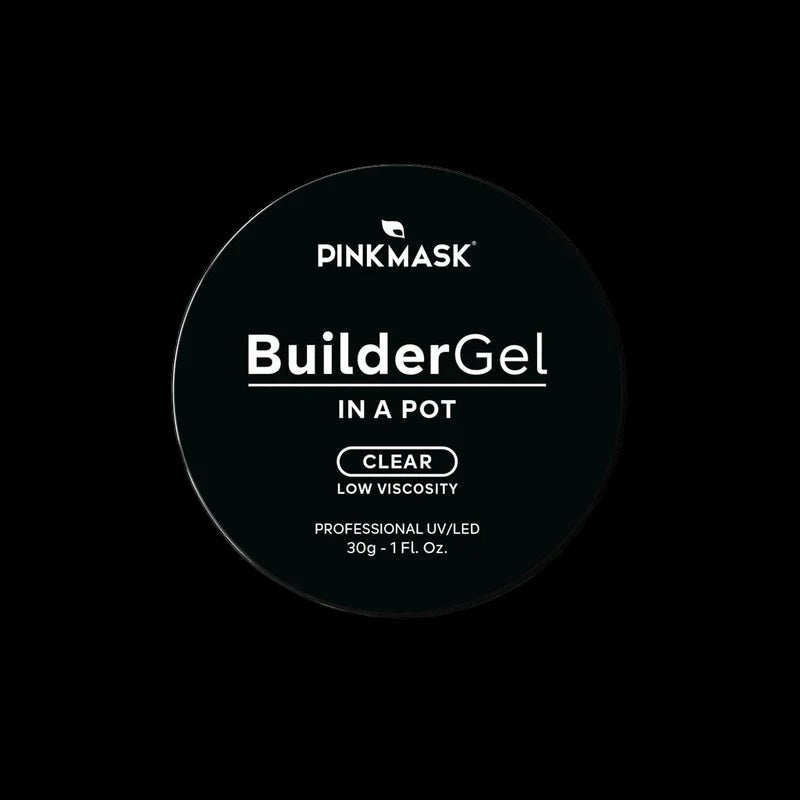 Pink Mask - Builder Gel Clear, 15ml and 30g by kvadrat store