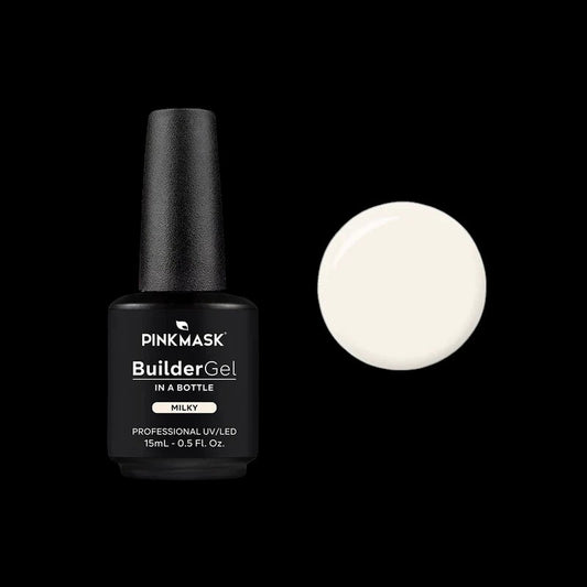 Pink Mask - Builder Gel in a Bottle Milky by kvadrat store