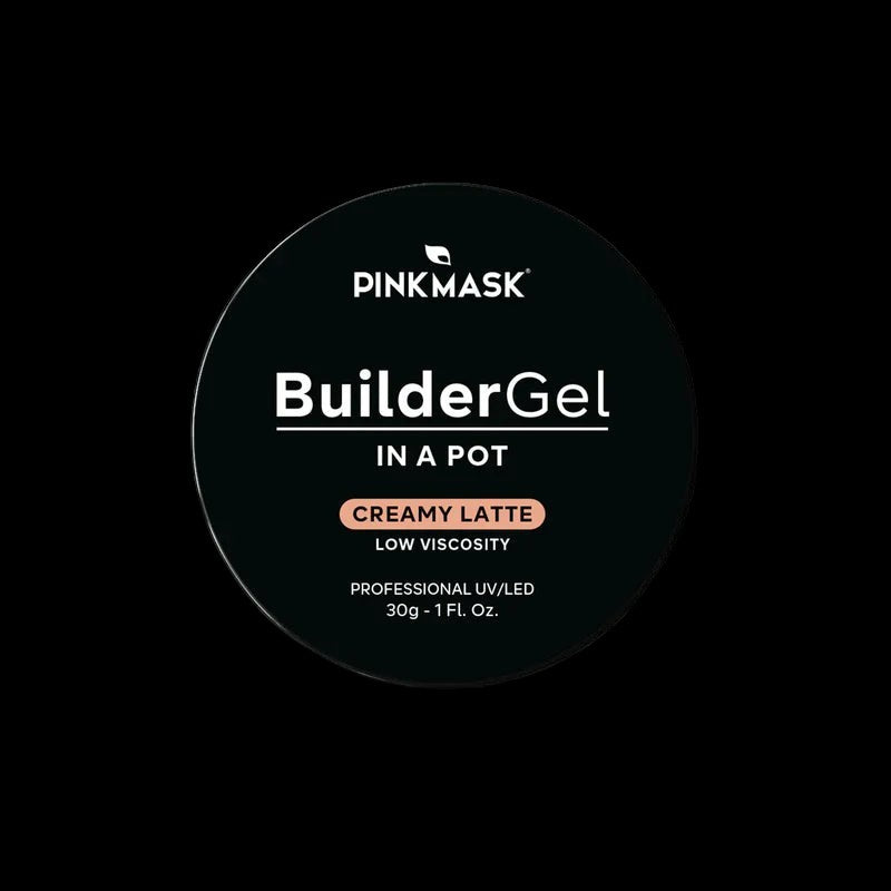 Pink Mask - Builder Gel in a Pot Creamy Latte by kvadrat store