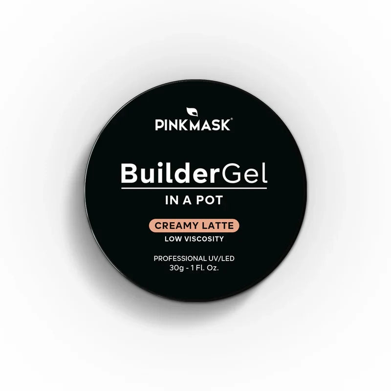Pink Mask - Builder Gel in a Pot Creamy Latte