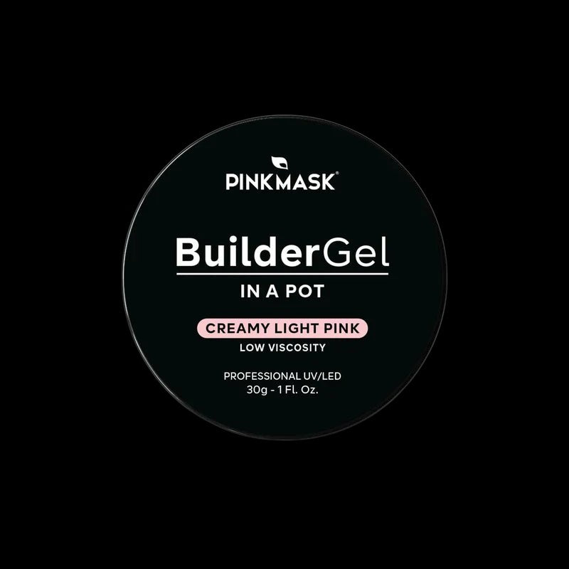 Pink Mask - Builder Gel in a Pot Creamy Light Pink by kvadrat store