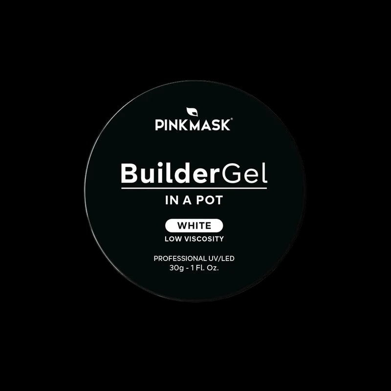 Pink Mask - Builder Gel White, 15ml and 30g by kvadrat store