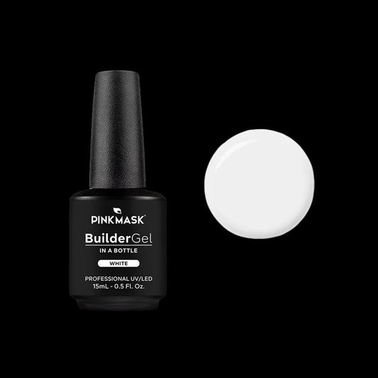 Pink Mask - Builder Gel White, 15ml and 30g by kvadrat store