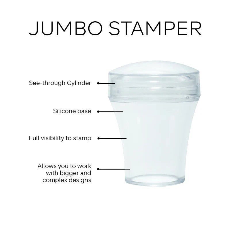 Pink Mask - Clear Jumbo Stamper by kvadrat store