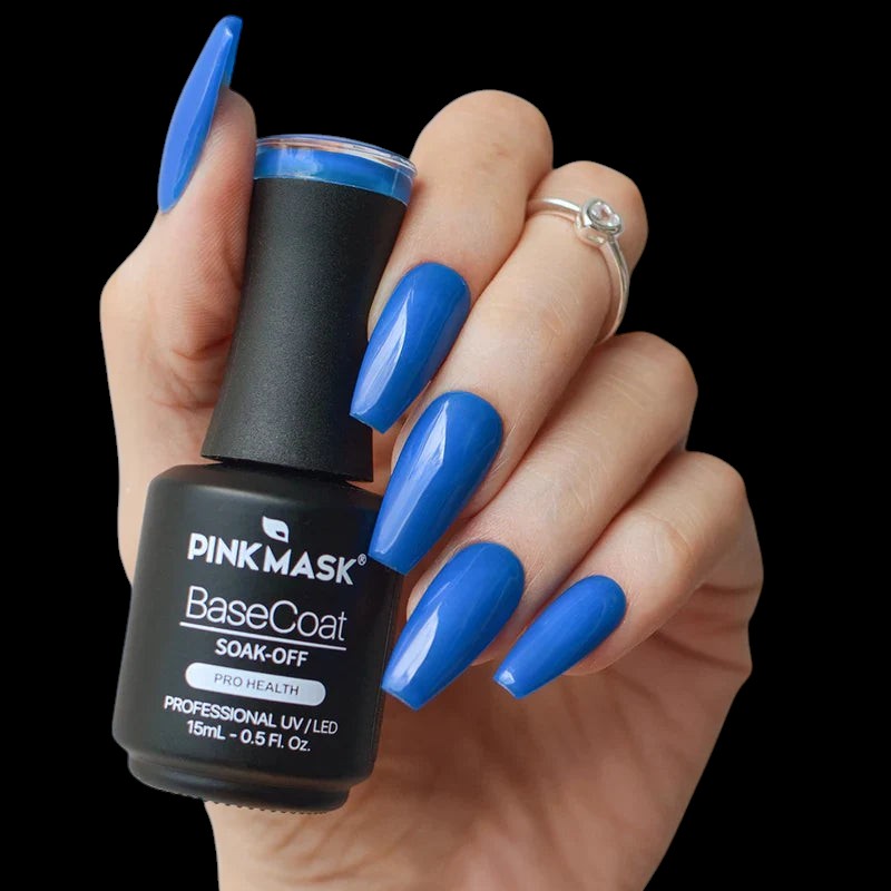 Pink Mask - Color Base Coat Blue Zaphire by kvadrat store
