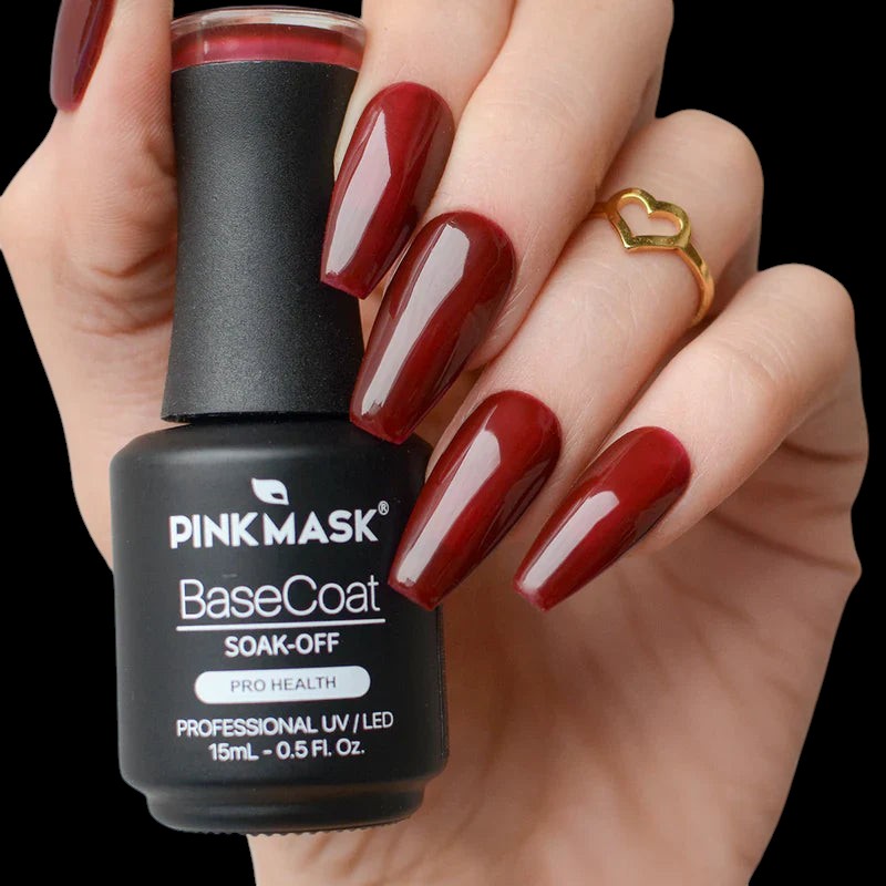 Pink Mask - Color Base Coat Syrah by kvadrat store