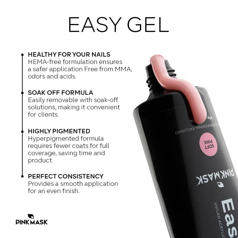 Pink Mask - Easy Gel Soft Pink, 30g / 60g