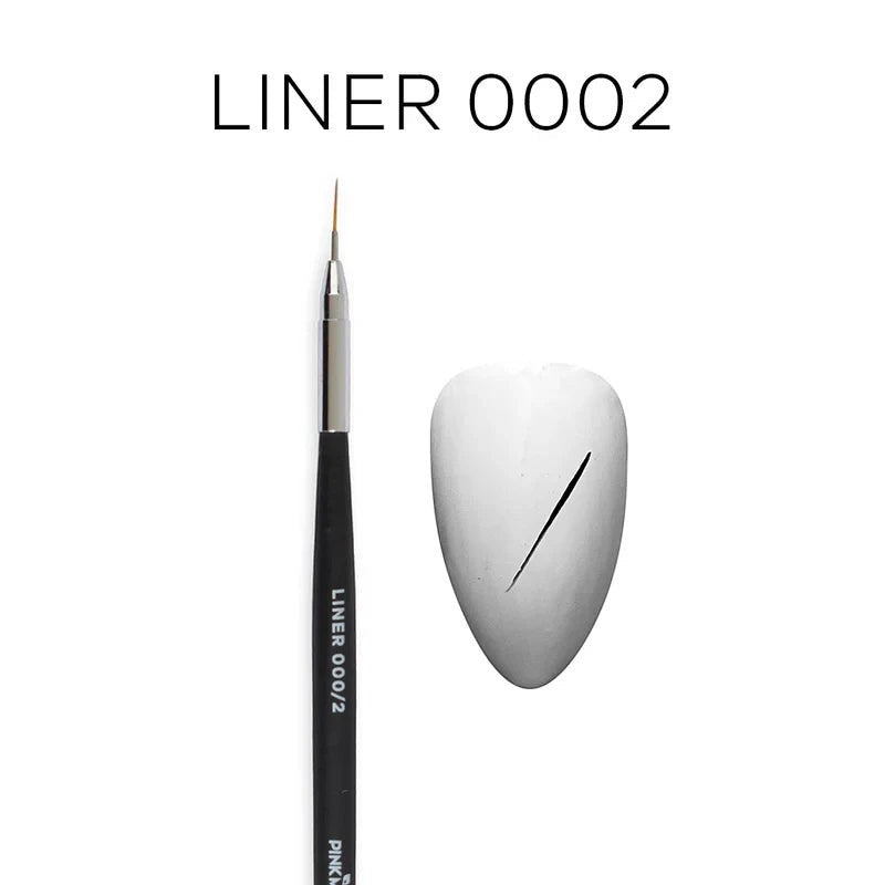 Pink Mask - Gel Brush Liner 000/2 by kvadrat store