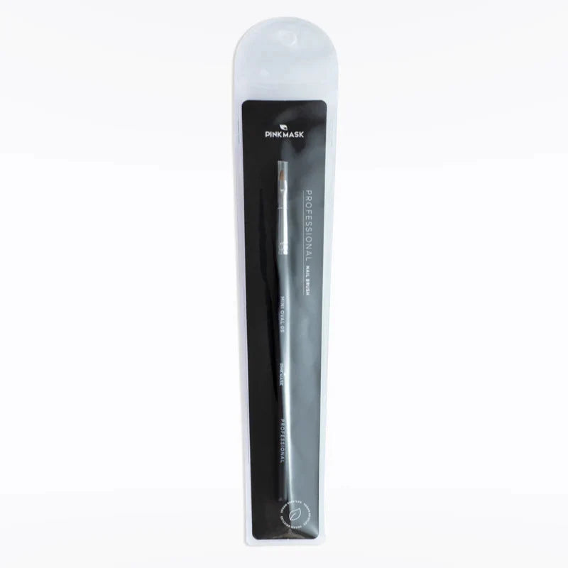 Pink Mask - Gel Brush Mini Oval 05