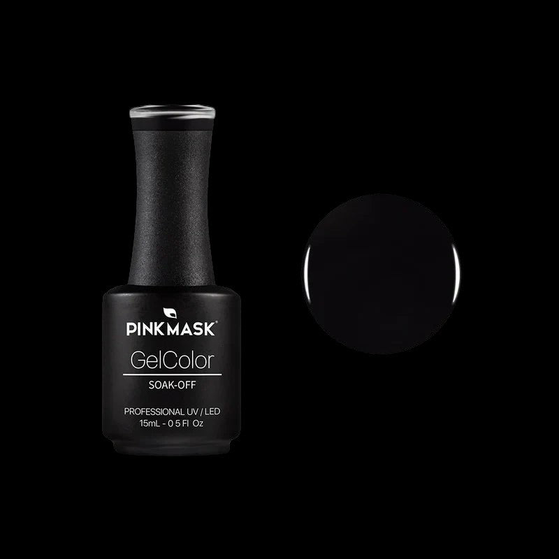 Pink Mask - Gel Color Back in Black by kvadrat store