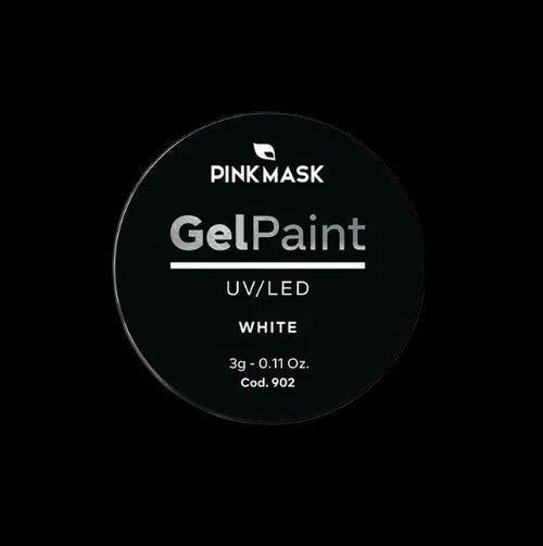 Pink Mask - Gel Paint White by kvadrat store