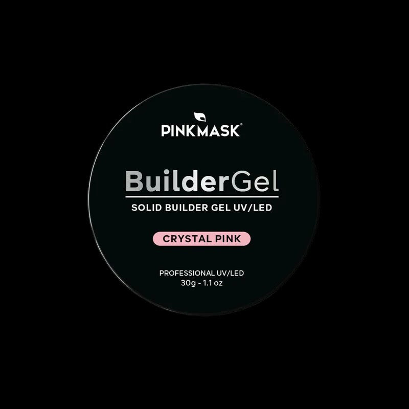 Pink Mask - Solid Builder Gel Crystal Pink by kvadrat store