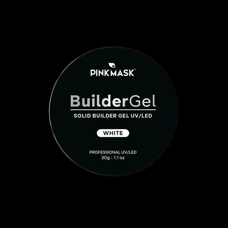 Pink Mask - Solid Builder Gel UV/LED White by kvadrat store