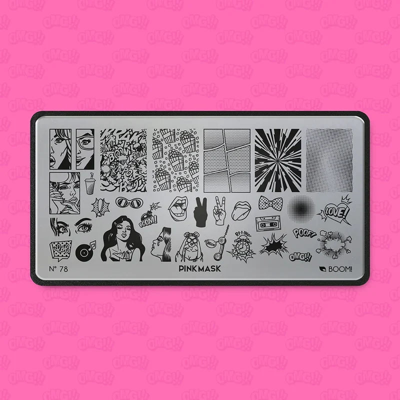 Pink Mask - Stamping Plate Boom! #78