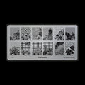Pink Mask - Stamping Plate Flower Garden #28 by kvadrat store