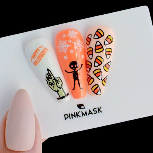 Pink Mask - Stamping Plate Horror #51 by kvadrat store