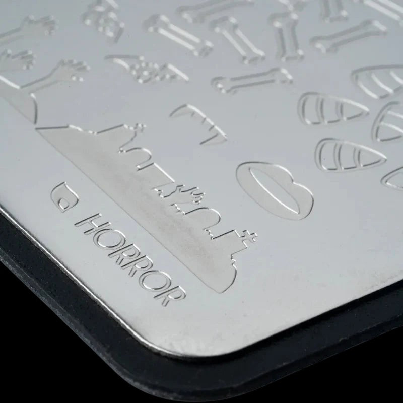 Pink Mask - Stamping Plate Horror #51 by kvadrat store