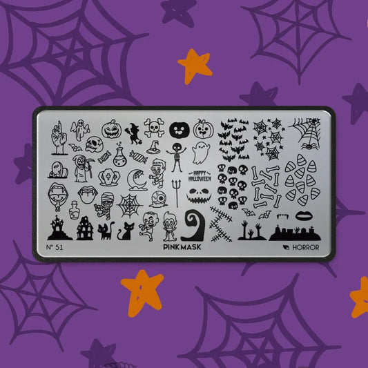 Pink Mask - Stamping Plate Horror #51