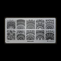 Pink Mask - Stamping Plate Mandala #14 by kvadrat store