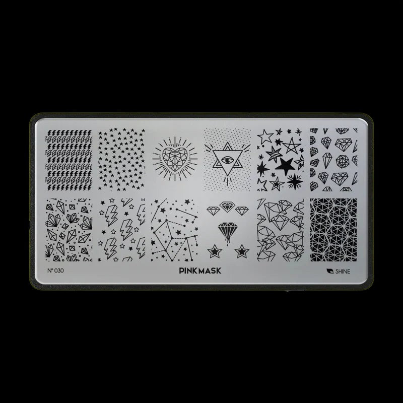 Pink Mask - Stamping Plate Shine #30 by kvadrat store