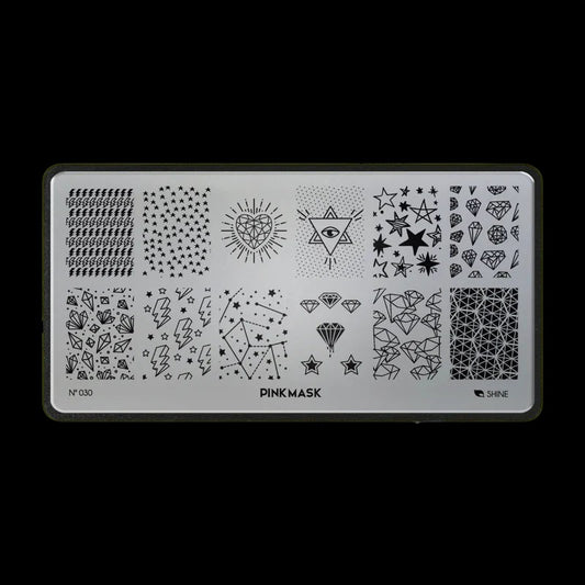 Pink Mask - Stamping Plate Shine #30 by kvadrat store